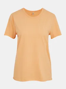 Oranžové tričko s nápisom ONLY Fruity #1046886