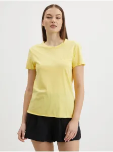 Yellow basic T-shirt ONLY Fruity - Women #1046891