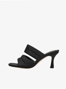 Black women's heeled slippers ONLY Alysssa-4 - Women #9227400
