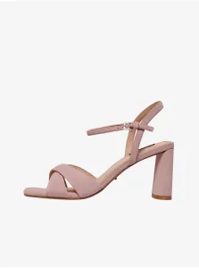 Ružové sandále na podpätku ONLY Ava #623772