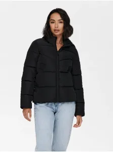 Black Quilted Winter Jacket WITH Hood ONLY Amanda - Women #179062