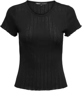 ONLY Dámske tričko ONLCARLOTTA Tight Fit 15256154 Black XL