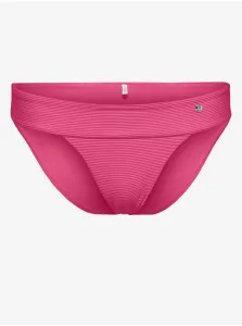 Dark pink women's swimwear bottom ONLY Bobby - Women #6746384