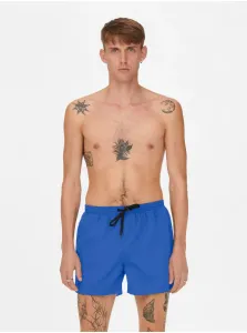 Blue Mens Swimwear ONLY & SONS Ted - Men #5543815