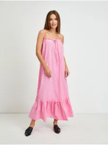 Pink loose midishdresses for hangers ONLY Allie - Women #662862