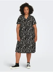 Black Women's Patterned Dress ONLY CARMAKOMA Fyrla - Women #6934299