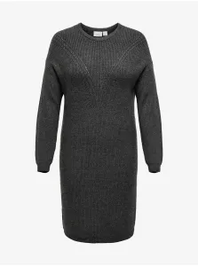 Gray Women's Sweater Dress ONLY CARMAKOMA Ribi - Women #7390154