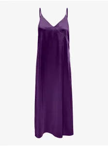 Purple Ladies Satin Midishdresses for Straps ONLY Cosmo - Women #600084
