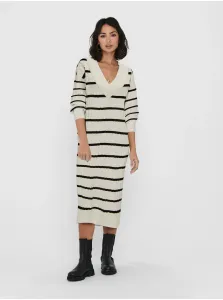 Creamy Women's Striped Sweater Midishats ONLY New Tessa - Women #7289530