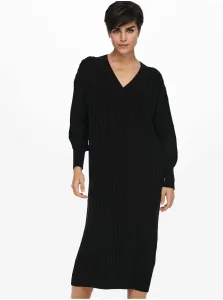 Black sweater midishdresses ONLY New Tessa - Women #7501609
