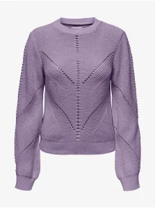 Purple Womens Patterned Sweater ONLY Ella - Women #7390116