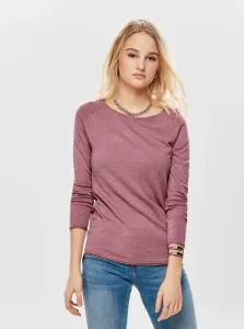 Ružový tenký basic sveter ONLY Mila #656909