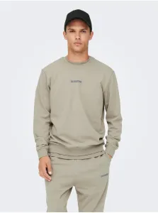 Light Grey Sweatshirt ONLY & SONS Elon - Men #5659277