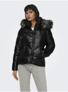 Black women's quilted jacket ONLY Fever - Women #8782655