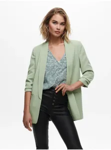 Light green women's jacket with three-quarter sleeves ONLY Elly - Women #3807191