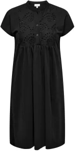 ONLY CARMAKOMA Dámske šaty CARSILLAH Regular Fit 15317092 Black 3XL/4XL