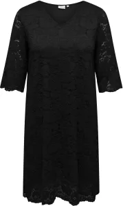 ONLY CARMAKOMA Dámske šaty CARSUMMER Regular Fit 15309315 Black 4XL