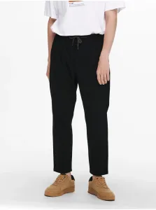 Chino nohavice pre mužov ONLY & SONS - čierna #684853