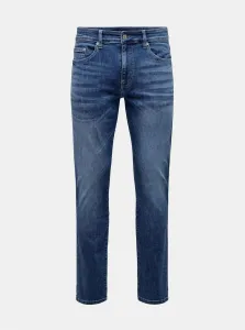 Tmavomodré pánske slim fit džínsy ONLY & SONS Loom #7168268