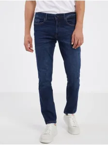 Tmavomodré pánske slim fit džínsy ONLY & SONS Sweft #7822259