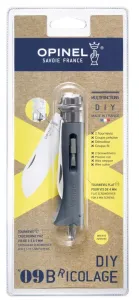 Opinel VR N°09 Inox DIY, majstrovský nôž, sivý blister 002139 002139