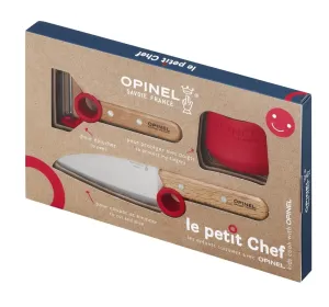 Opinel Detská kuchárská súprava le petit Chef, červená  001746