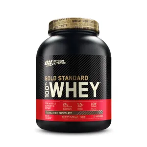 Optimum Nutrition 100% Whey Gold Standard - 2240 g, čoko-arašidové maslo Farba: 2240 g, biela čoko - malina
