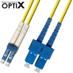 OPTIX LC-SC Optický patch cord  09/125 0,5 m G.657A