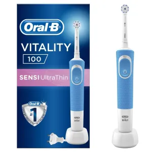 Oral-B VITALITY 100 SENSI UltraThin modrá elektrická zubná kefka 1x1 ks