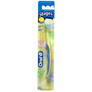 Oral-B BABY Macko Pu Extra Soft detská zubná kefka (0-2 roky), extra mäkká 1x1 ks