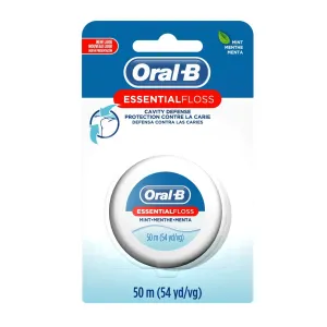 Oral B Essential Floss voskovaná dentálna niť s mätovou príchuťou 50 m #869378