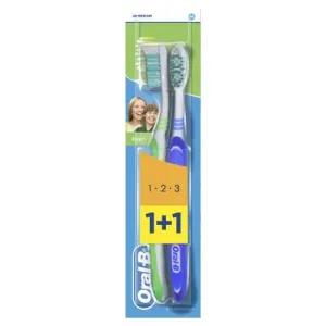 Oral-B 1-2-3 Fresh Medium zubná kefka zubná kefka 2 ks unisex