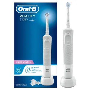 Oral B Vitality 100 Sensi UltraThin D100.413.1 White elektrická zubná kefka 1 ks