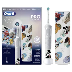 Oral B PRO Kids 3+ Disney elektrická zubná kefka s puzdrom pre deti 1 ks