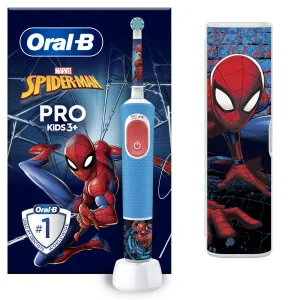 Oral-B PRO KIDS 3+ SPIDERMAN elektrická detská zubná kefka, sensitivity plus + cestovné puzdro 1x1 ks