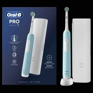 Oral-B PRO SERIES 1 Caribbean blue elektrická zubná kefka + cestovné puzdro 1x1 ks