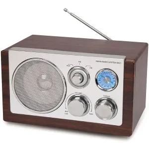 Orava RR-19 C retro rádio, hnedá