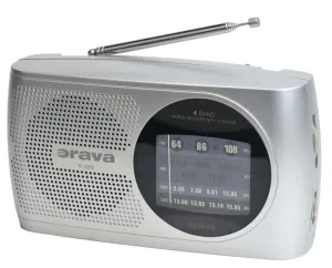 Orava T-120 S prenosný rádio prijímač s rozsahom FM/AM/SW #6808253