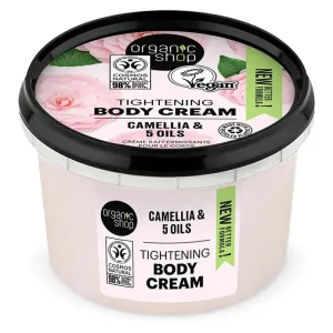 Organic Shop Organic Camellia & 5 Oils ošetrujúci telový krém 250 ml