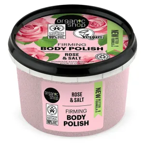 Natura Siberica Organic Shop - Ružové perly - Telový peeling 250 ml
