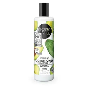 Organic Shop Avocado & Olive obnovujúci vlasový kondicionér pre poškodené vlasy 280 ml #5495027