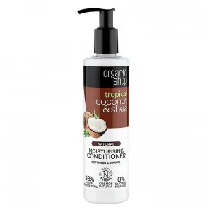Organic Shop Natural Coconut & Shea hydratačný kondicionér pre suché a poškodené vlasy 280 ml