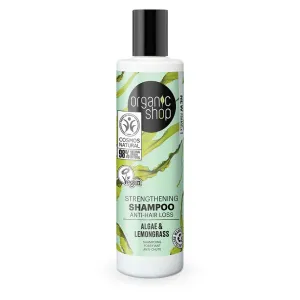 Organic Shop Šampón pre posilnenie vlasov Riasy a íl ( Mineral Strength ening Shampoo) 280 ml