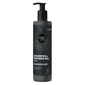 Organic Shop Men Blackwood & Mint šampón a sprchový gél 2 v 1 pre mužov 280 ml