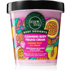 Organic Shop Body Desserts Summer Fruit Ice Cream čistiaci peelingový krém 450 ml #918229