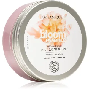 Organique Cukrový telový peeling s vôňou kvetín Bloom Essence ( Body Peeling) 200 ml