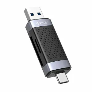 Orico CD2D-AC2-BK-EP Card reader TF/SD USB + USB-C (black)