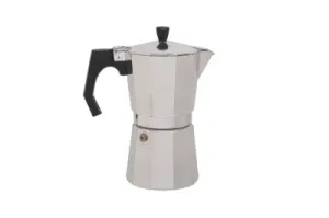 Origin Outdoors Espresso kávovar na 9 šálok, nerezový