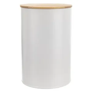 ORION Dóza plech/bambus 9,5 cm Whiteline 1 kus