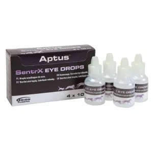 Aptus SentrX Eye Drops očné kvapky pre psy, mačky a kone 4x10ml